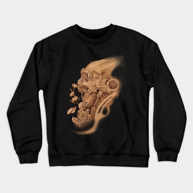 Clockwork Death Crewneck Sweatshirt by Tattoocesar